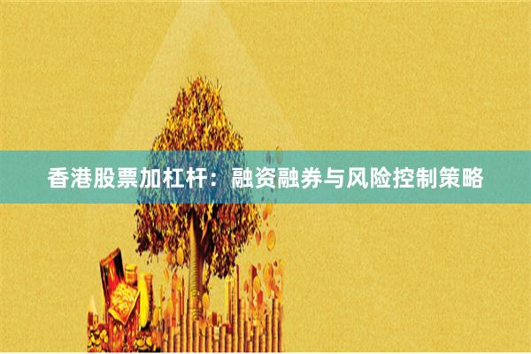 香港股票加杠杆：融资融券与风险控制策略